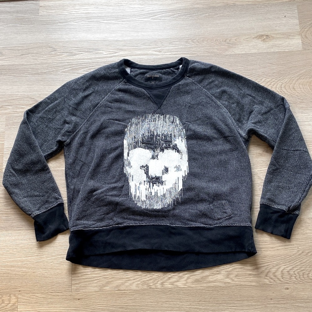 True Religion Crewneck Sweater with Graphic